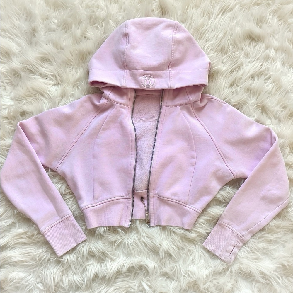 Lululemon Scuba Full-Zip Cropped Hoodie